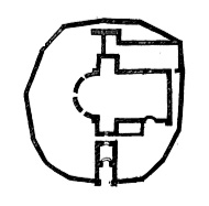 Plan de l'église de Luz