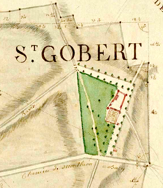 Barcy, Saint-Gobert – plan d’intendance (AD 77)