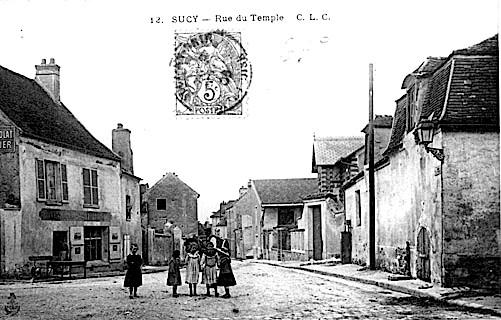 La rue du Temple au début du 20ème s. (Monuments Historiques)