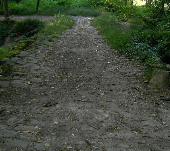 La route qui passe sur le pont