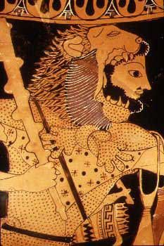 Hercule revêtu de la peau du lion de Némée